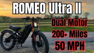 50 MPH Dual Motor E-Bike Has Crazy Range – Eahora Romeo Ultra II